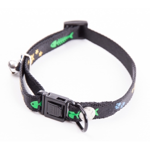 Collier pour chat - Fish & Star - noir