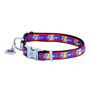 Dog collar - Bowxy red
