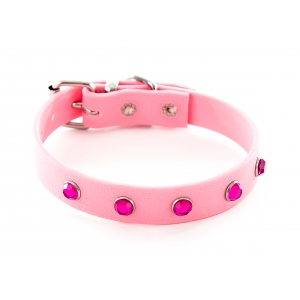 Dog collar - bothane - pink boys 