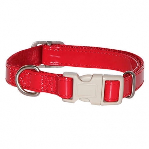 Collier pour chien - Rock'n Roll - rouge verni - Vivog
