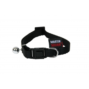 Collier réglable pour chat - Uni - noir