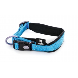 Adjustable dog collar - Neo Blue