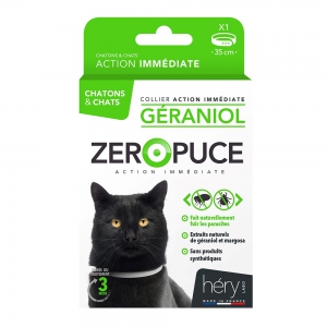 Organic Geraniol Pest Control Collars for Kittens & Cats x 12
