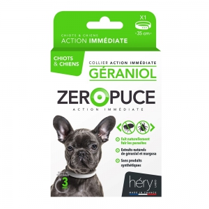 Organic Geraniol Pest Control Collars for Puppys & Dogs x 12
