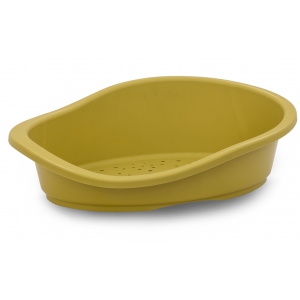 Corbeille plastique pour chien - vert