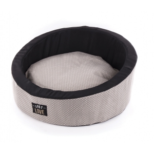 Corbeille ronde - Just Love - beige