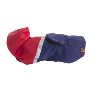 Windbreaker - Pocket Raincoat - Blue / Red