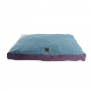 Coussin rectangle pour chien - Bleu/violet