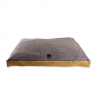 Rectangle dog cushion - Yellow/brown