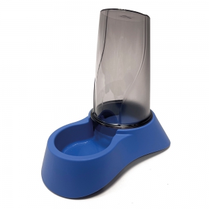 Dog dispenser 2 in 1 - water or croquette - blue