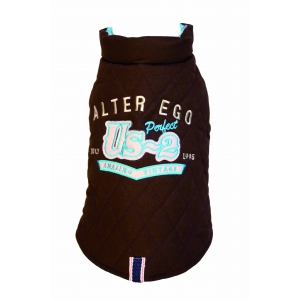 Doudoune Alter Ego Vichy réversible rose - XL