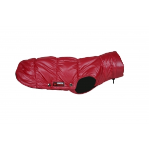 Glossy down dog jacket - red