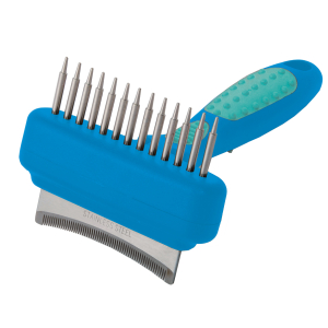 Eliminator Duo pivotant et rétractables - 2x13 dents-37 dents larges - spécial fourrures épaisses et poils dur