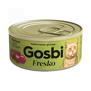 Fresko Cat Sterilized Tuna with apple 70 gr Lot de 10