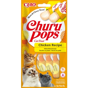 Friandises crémeuses CHURU POPS pour chat - Recette Poulet x12