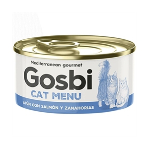 Gosbi Cat Menu with Tuna Salmon and carrots 85 gr