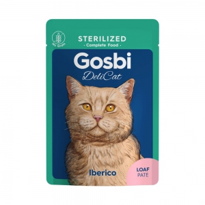Gosbi Delicat pour chat stérilisé lourdes iberiques 70 g x16