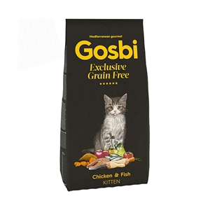 Gosbi  Exclusive Grain Free  Chicken & Fish Kitten - 400 g