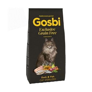 Gosbi  Exclusive Grain Free  Duck & Fish Cat Sterilized - 400 g