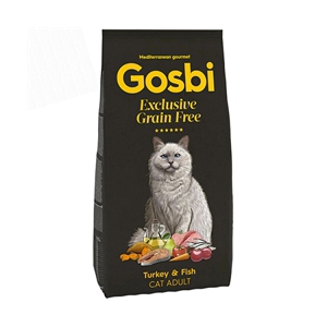 Gosbi  Exclusive Grain Free  Turkey & Fish Cat Adult - 2 kg