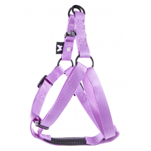 Step in harness for dog Purple nylon