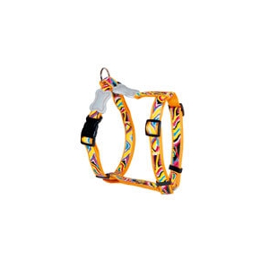 Dog harness - Fun orange