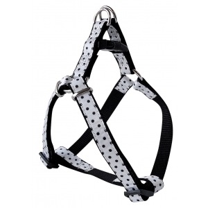 Harnais nylon coccinelle blanc