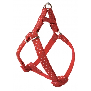 Harnais nylon coccinelle rouge