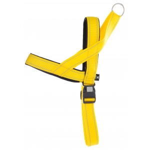 Harnais nylon Norvege Neo Jaune - 98/128 x 4 cm