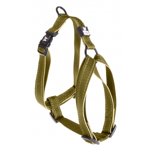 Dog harness - nylon Gold reflex