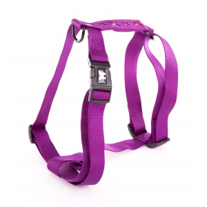 Dog harness - pink cross