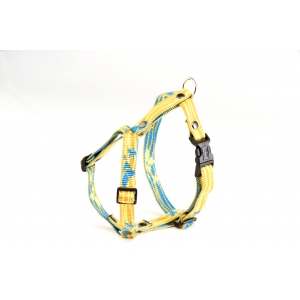 Dog harness - Yellow Lagoon