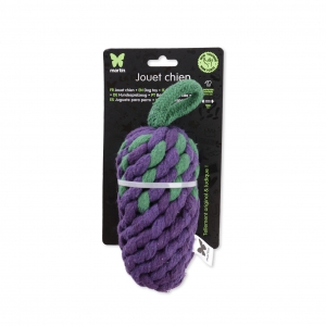 Eggplant rope toy
