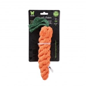 Carrot rope toy
