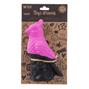 Latex toys - Collection Birds - Perroquet pink/black