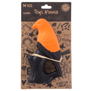 Latex toys - Collection Birds - Rossignol orange/black