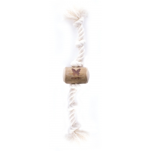 Natural wood & string toy "Expresso 5 knots