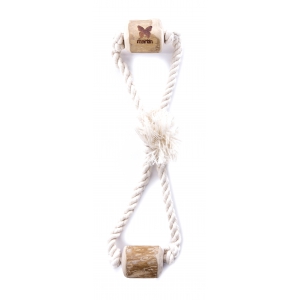 Natural wood & rope toy "Super 8" Expresso