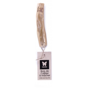 Natural coffee wood toy for dogs - S
