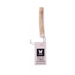 Natural coffee wood toy for dogs - XXS
