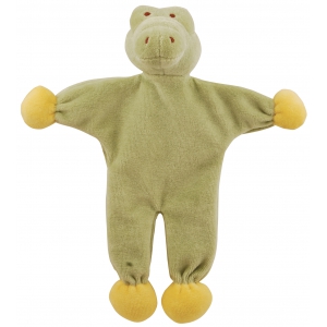 Dog organic teddy toy - alligator - 23 cm 