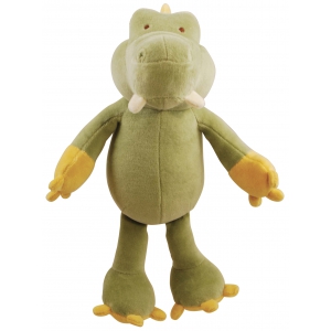 Dog organic teddy toy - alligator - 25 cm 