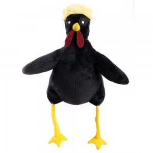 Plush toy for dog - Black rooster