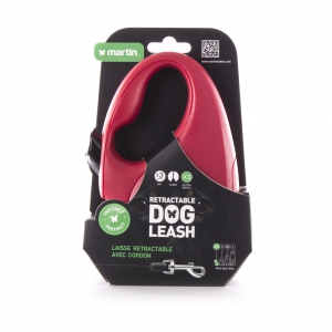Retractable Dog Leash "INSTINCT" with cord