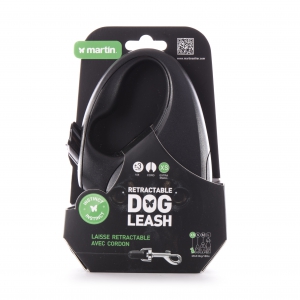 Retractable Dog Leash "INSTINCT" with cord