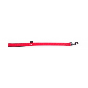 Lead double thickness for dog red nylon