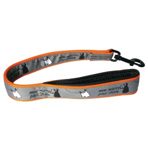 Laisse double pour chien - Mon marcel pour chien - gris