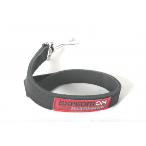 Dog lead black leather - Shipping