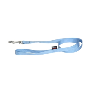 blue nylon dog lead
