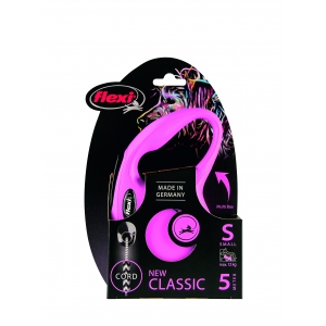 Flexi Leash Classic Pink Line - Cord